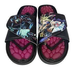 Yu-Gi-Oh! Adidas, Reptossage Slide Dark Magician-HQ4274 Size US 11.5 - NWT